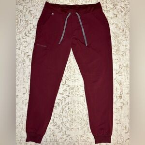 Figs burgundy mid rise Zamora Jogger
Pants PO# 1619